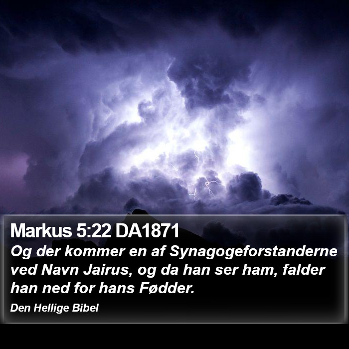 Markus 5:22 DA1871 Bible Study