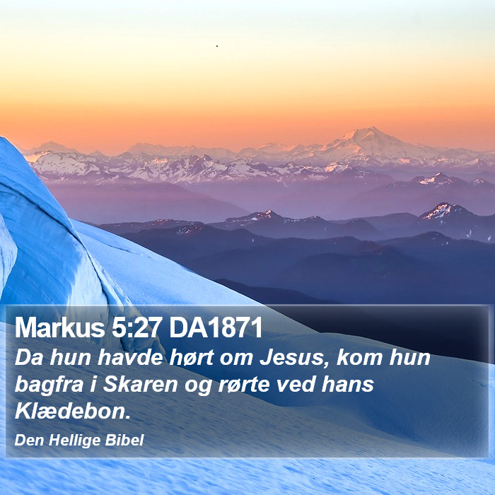 Markus 5:27 DA1871 Bible Study