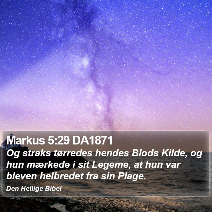 Markus 5:29 DA1871 Bible Study