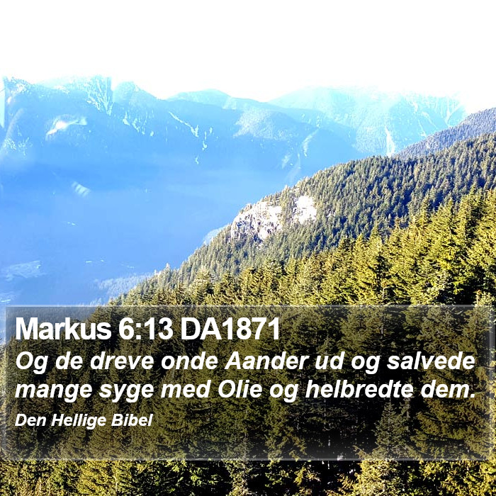 Markus 6:13 DA1871 Bible Study