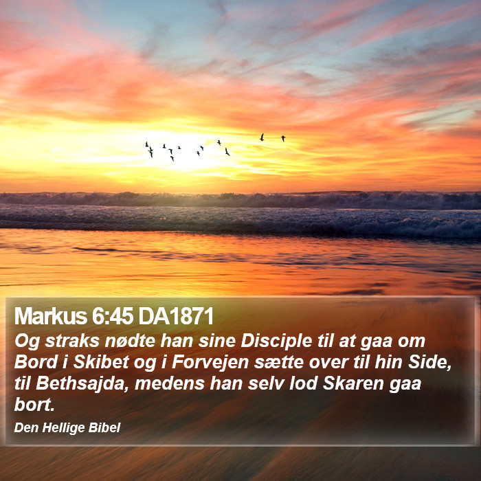 Markus 6:45 DA1871 Bible Study