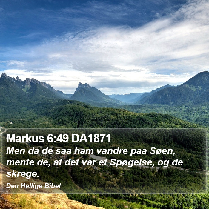Markus 6:49 DA1871 Bible Study