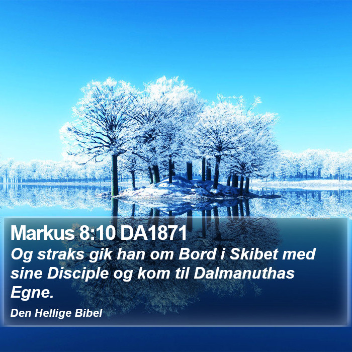 Markus 8:10 DA1871 Bible Study