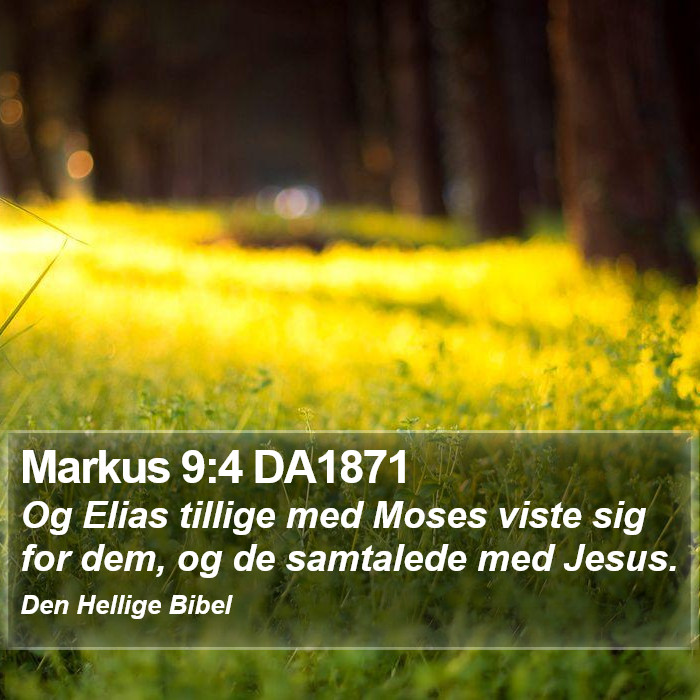 Markus 9:4 DA1871 Bible Study