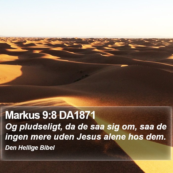 Markus 9:8 DA1871 Bible Study