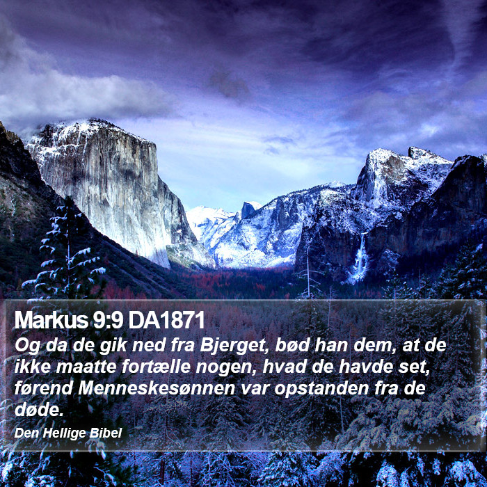 Markus 9:9 DA1871 Bible Study