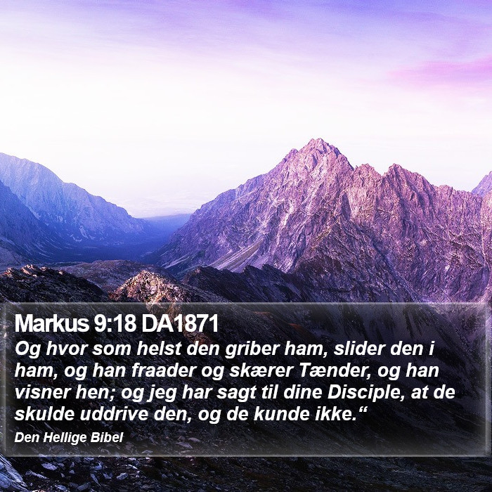 Markus 9:18 DA1871 Bible Study