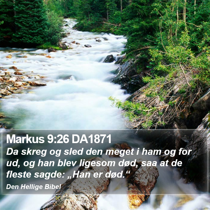 Markus 9:26 DA1871 Bible Study