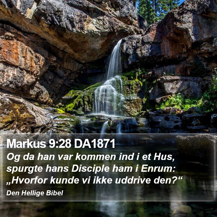 Markus 9:28 DA1871 Bible Study