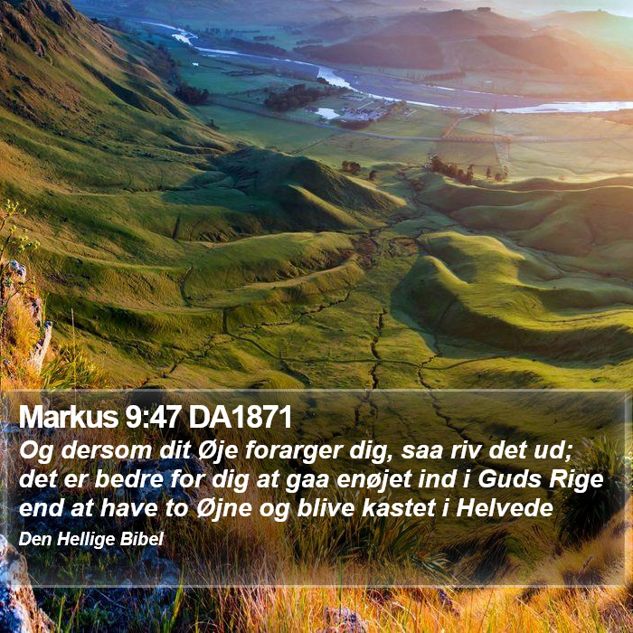 Markus 9:47 DA1871 Bible Study