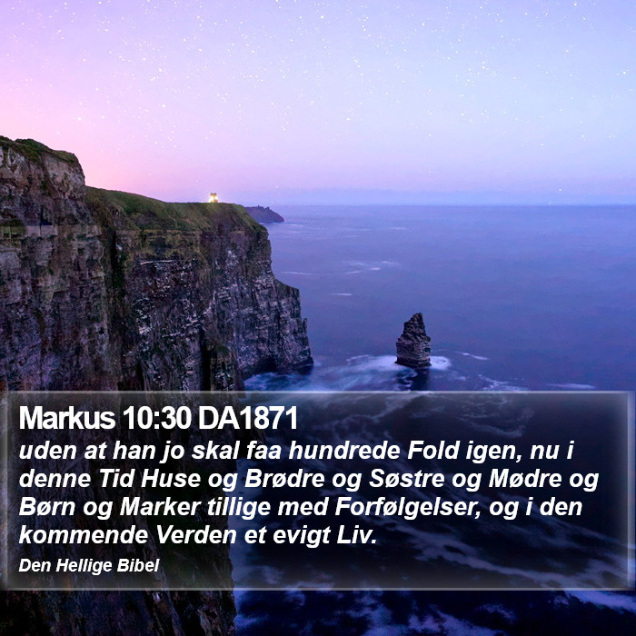 Markus 10:30 DA1871 Bible Study