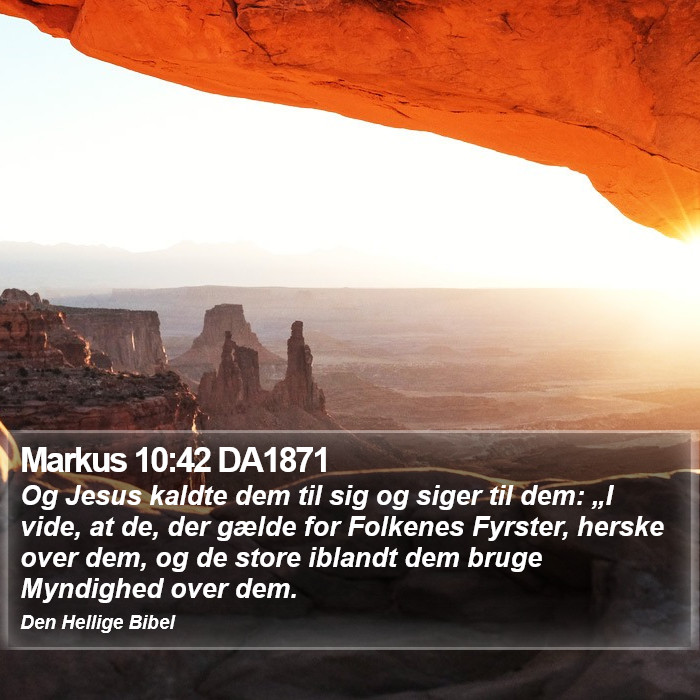 Markus 10:42 DA1871 Bible Study