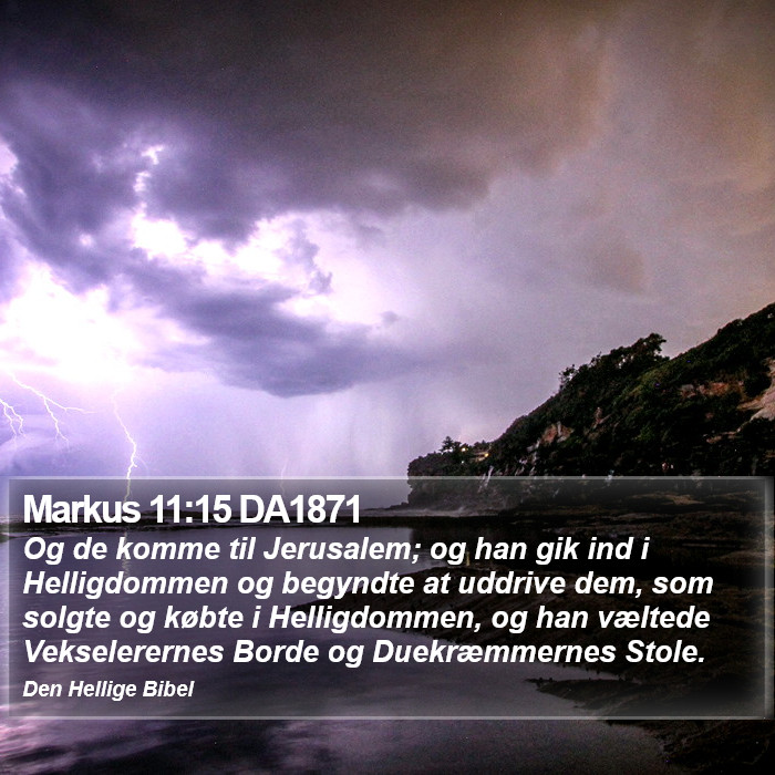 Markus 11:15 DA1871 Bible Study
