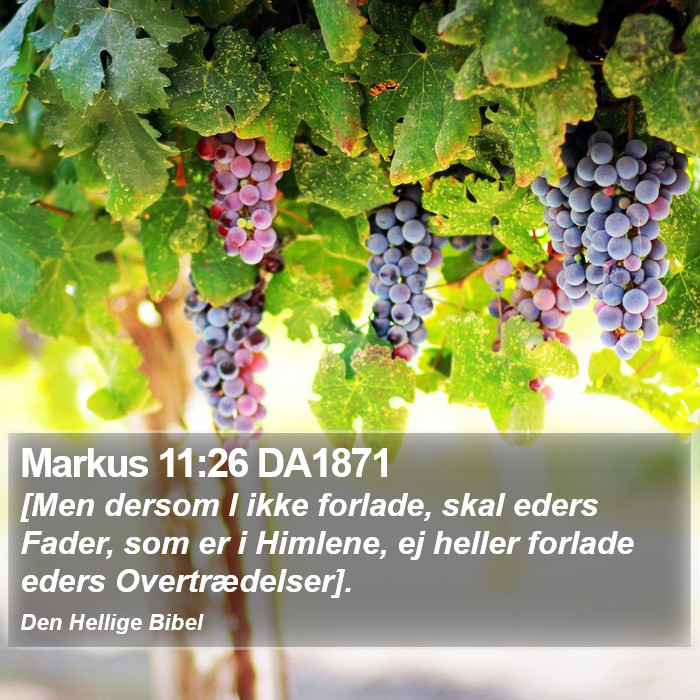 Markus 11:26 DA1871 Bible Study