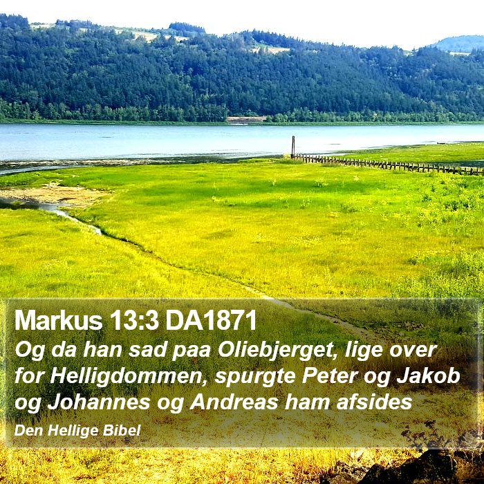 Markus 13:3 DA1871 Bible Study