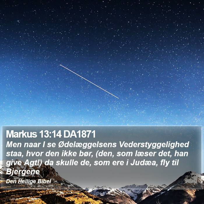 Markus 13:14 DA1871 Bible Study