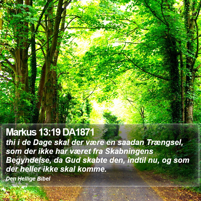 Markus 13:19 DA1871 Bible Study