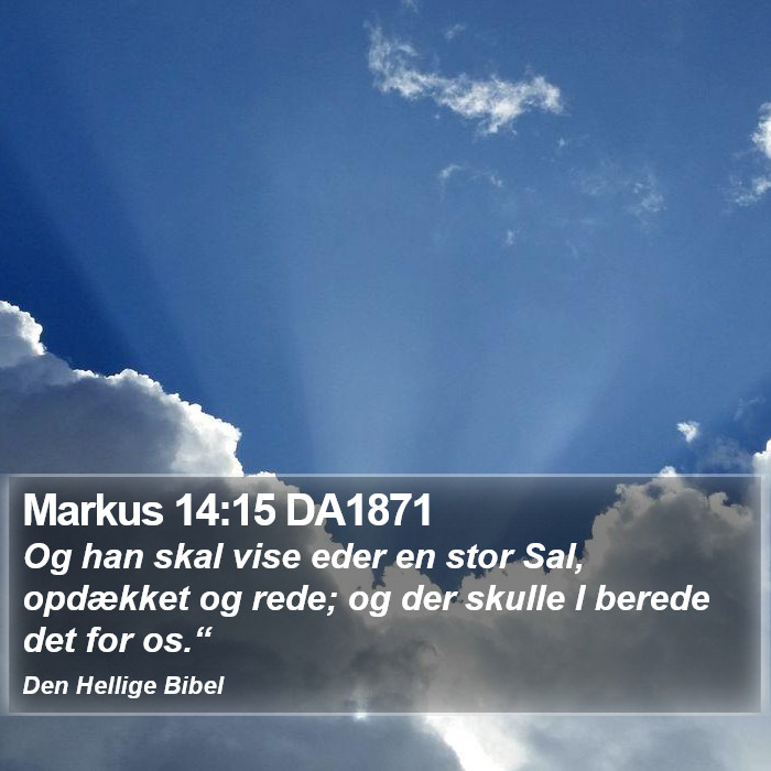 Markus 14:15 DA1871 Bible Study