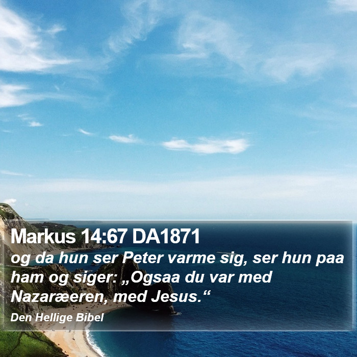 Markus 14:67 DA1871 Bible Study