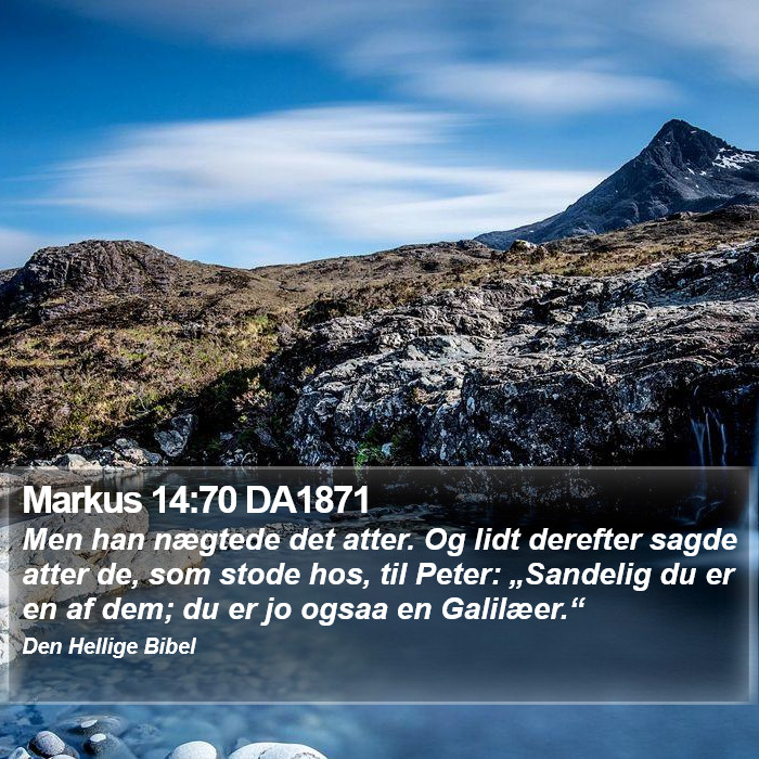 Markus 14:70 DA1871 Bible Study