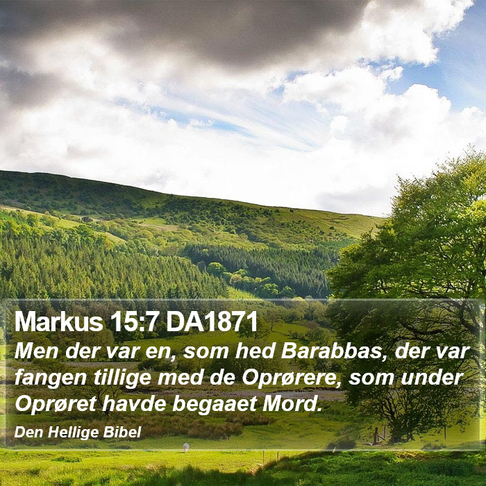 Markus 15:7 DA1871 Bible Study