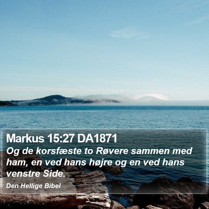 Markus 15:27 DA1871 Bible Study