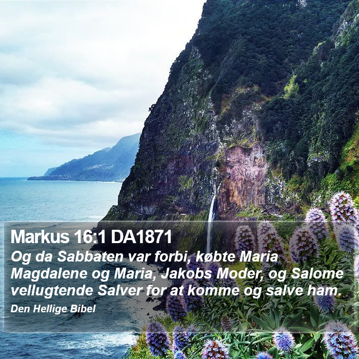 Markus 16:1 DA1871 Bible Study