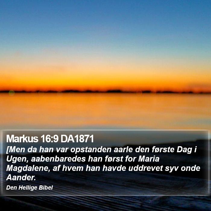 Markus 16:9 DA1871 Bible Study