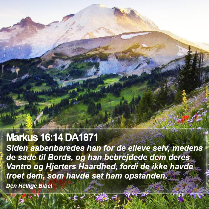 Markus 16:14 DA1871 Bible Study