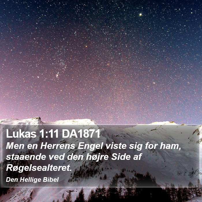 Lukas 1:11 DA1871 Bible Study