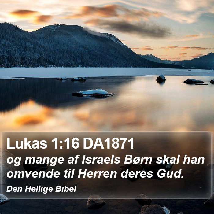 Lukas 1:16 DA1871 Bible Study