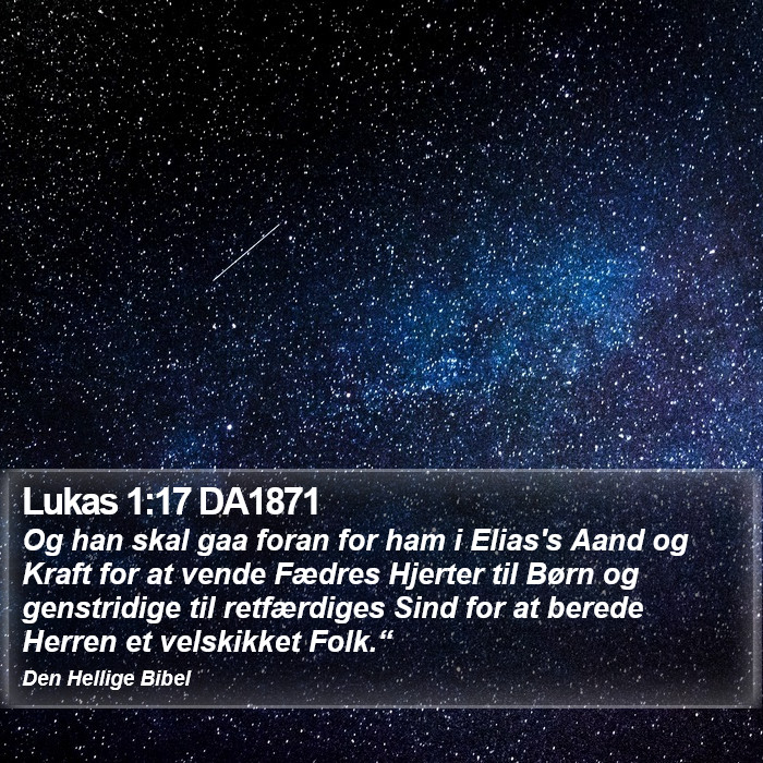 Lukas 1:17 DA1871 Bible Study