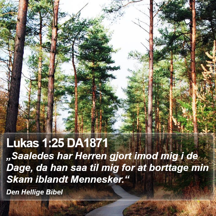 Lukas 1:25 DA1871 Bible Study