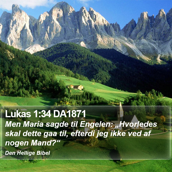 Lukas 1:34 DA1871 Bible Study