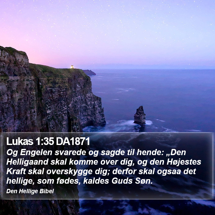 Lukas 1:35 DA1871 Bible Study