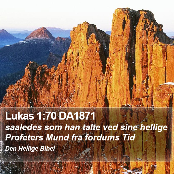 Lukas 1:70 DA1871 Bible Study