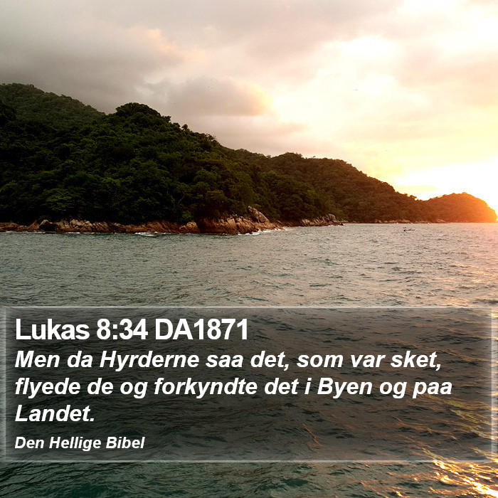 Lukas 8:34 DA1871 Bible Study