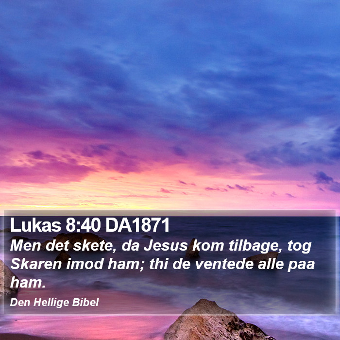 Lukas 8:40 DA1871 Bible Study