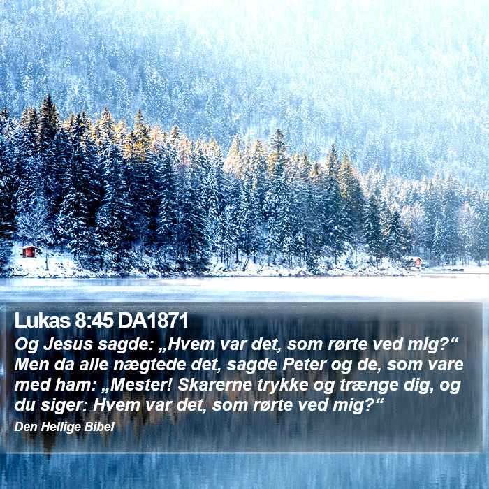 Lukas 8:45 DA1871 Bible Study