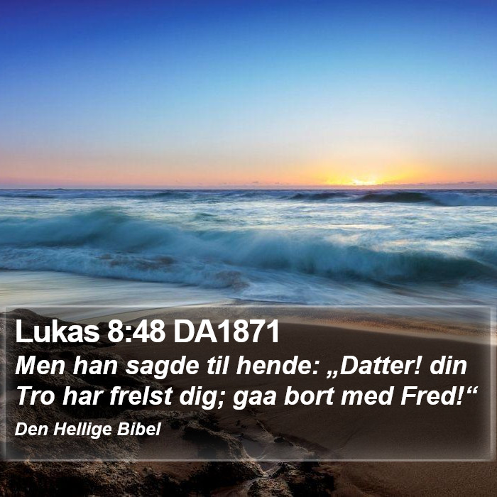 Lukas 8:48 DA1871 Bible Study