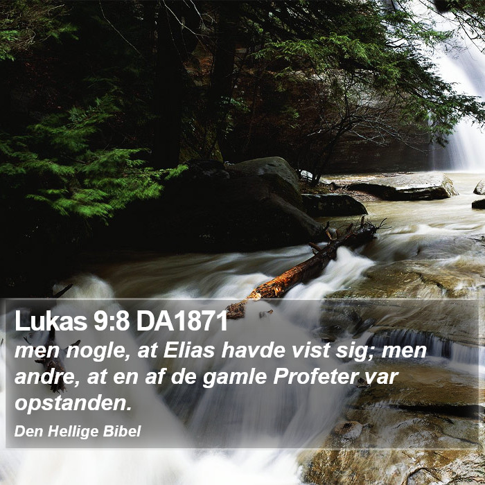 Lukas 9:8 DA1871 Bible Study