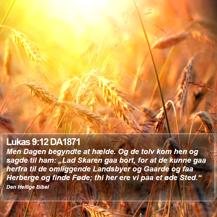 Lukas 9:12 DA1871 Bible Study