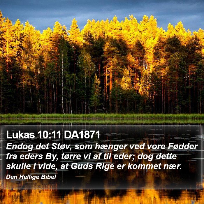 Lukas 10:11 DA1871 Bible Study