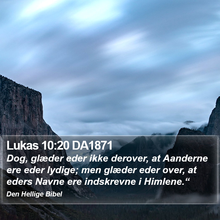 Lukas 10:20 DA1871 Bible Study