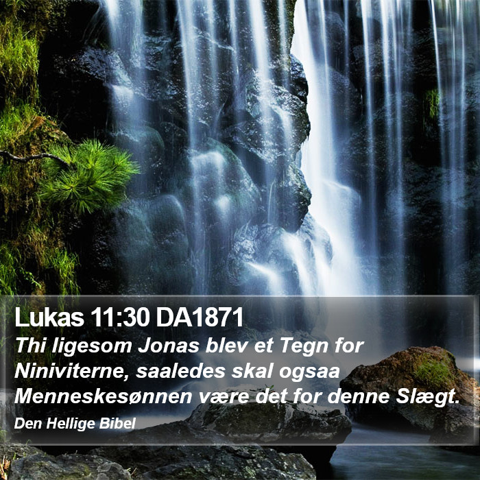 Lukas 11:30 DA1871 Bible Study
