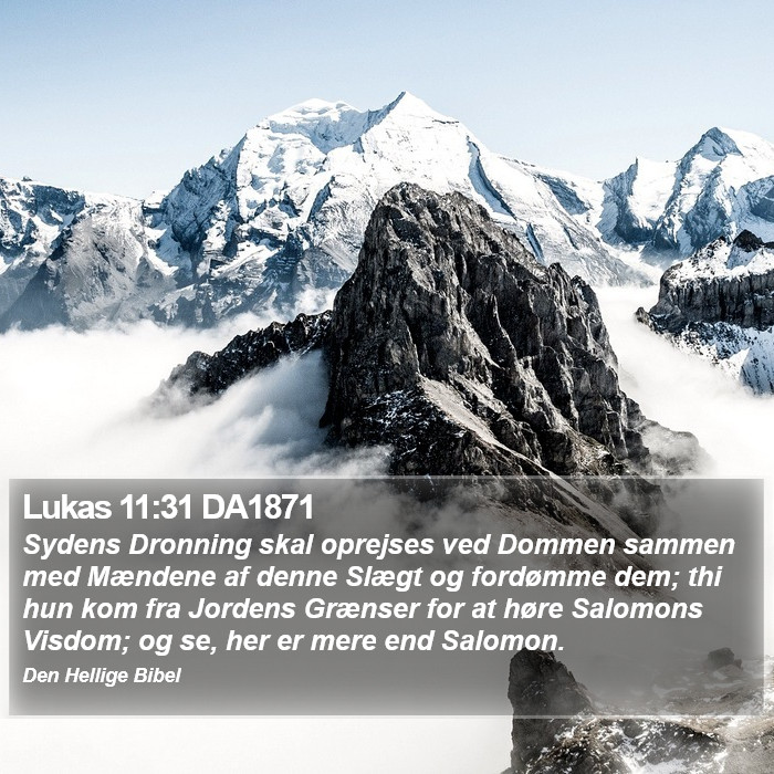 Lukas 11:31 DA1871 Bible Study