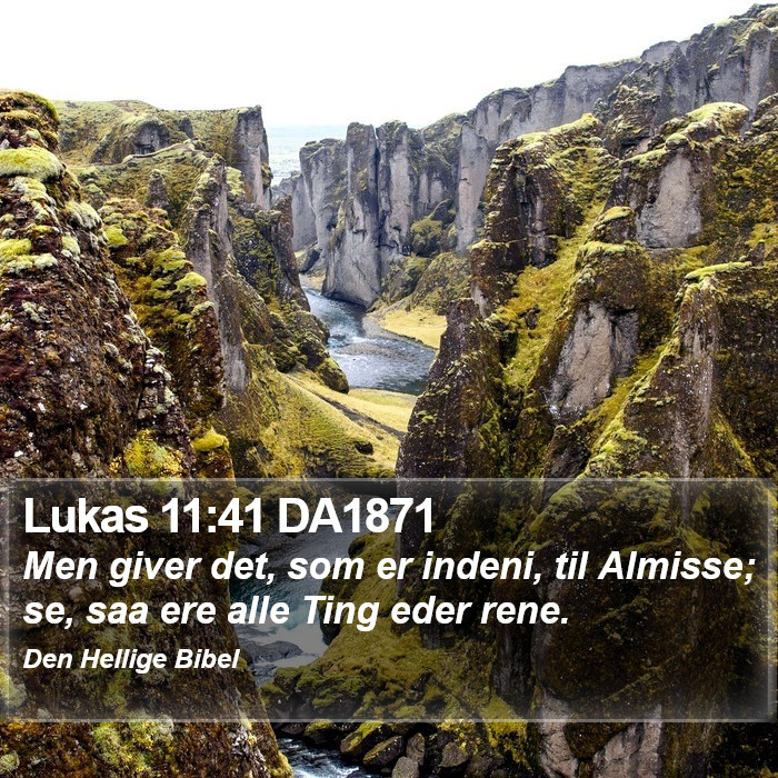 Lukas 11:41 DA1871 Bible Study
