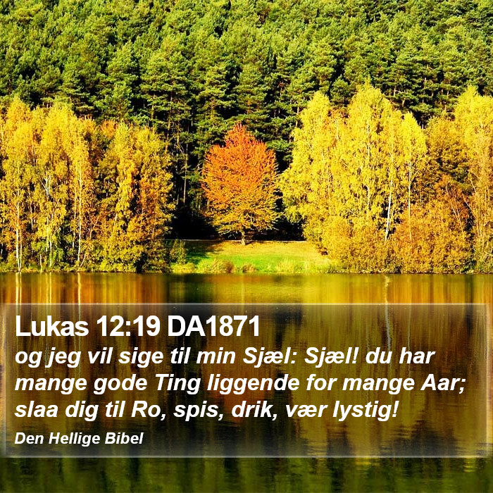 Lukas 12:19 DA1871 Bible Study