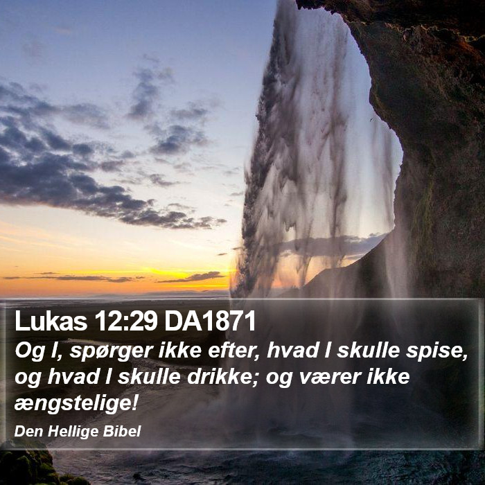 Lukas 12:29 DA1871 Bible Study