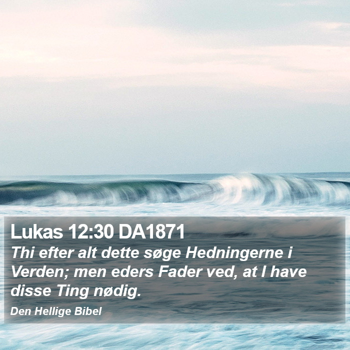 Lukas 12:30 DA1871 Bible Study